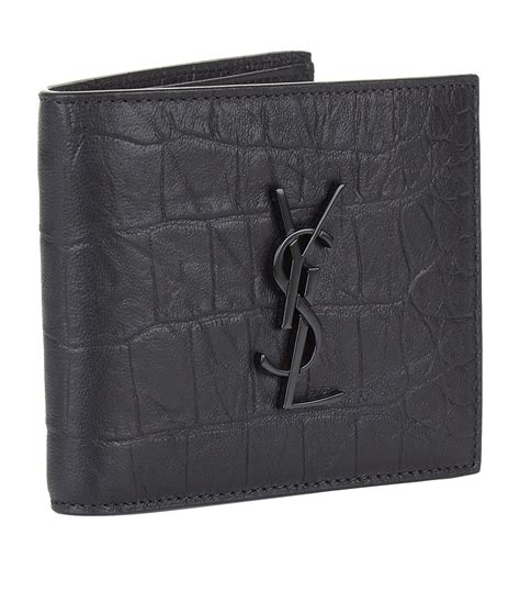 ysl leather card wallet|YSL card wallet men.